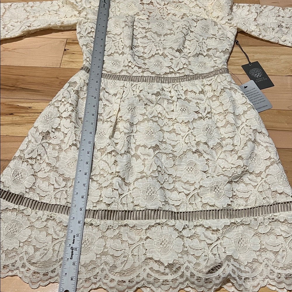 Vince Camuto Cream Lace Dress - Picture 7 of 16